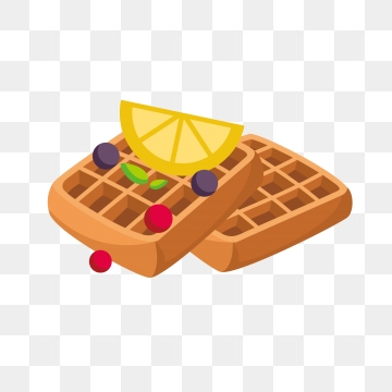 Waffle clipart vector. Png psd and with