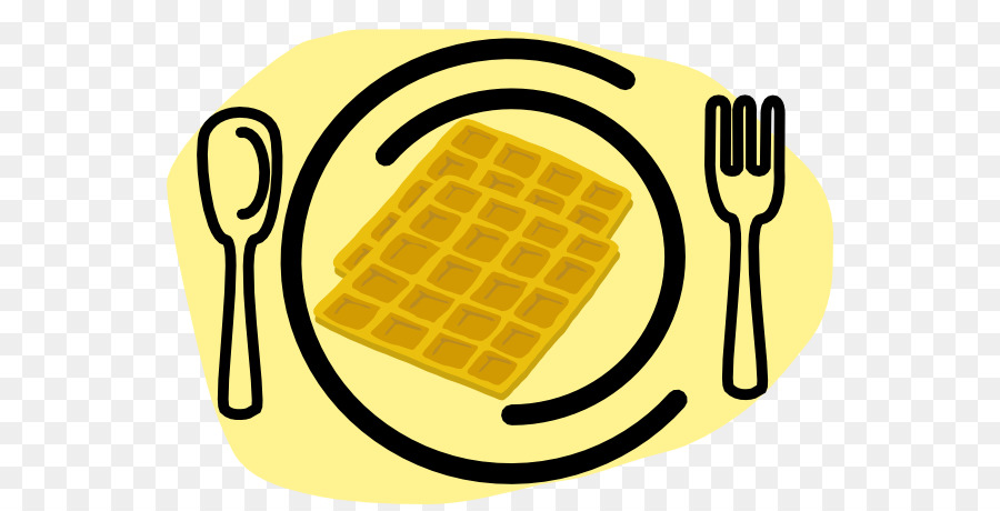 waffle clipart yellow