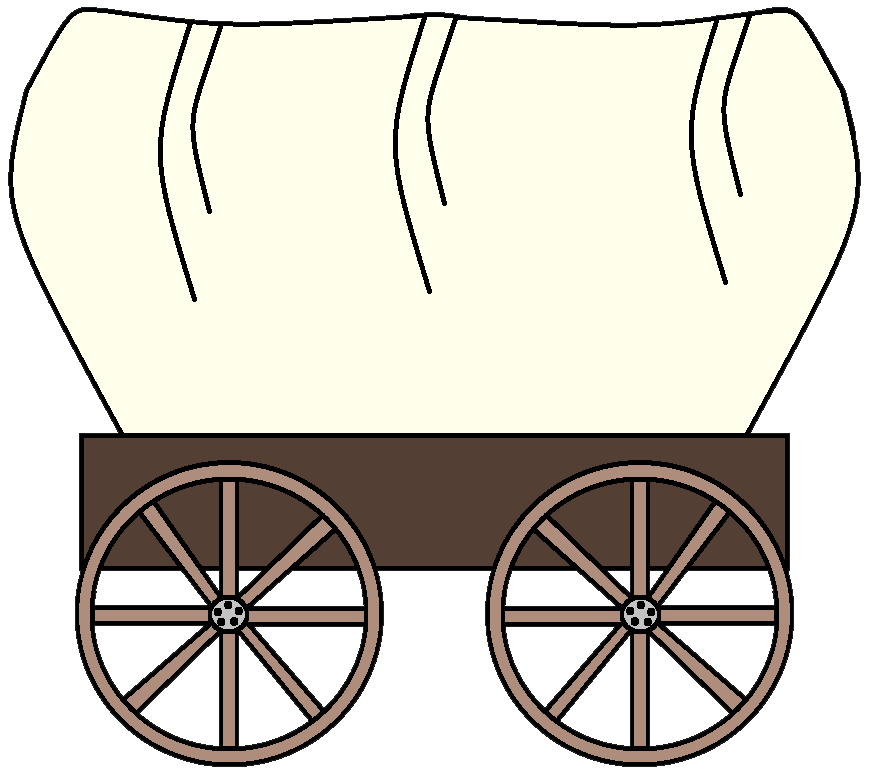 Western . Wagon clipart
