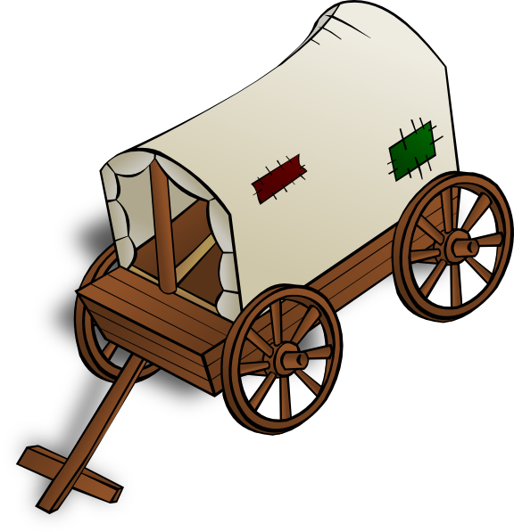 Wagon clipart svg. Rpg map caravan symbol