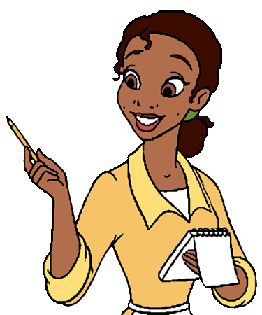 Waitress clipart. The princess and frog