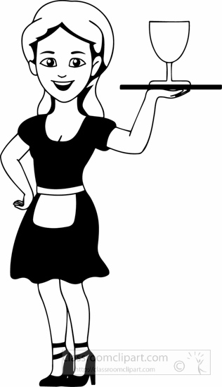 Waitress clipart. Search results for clip