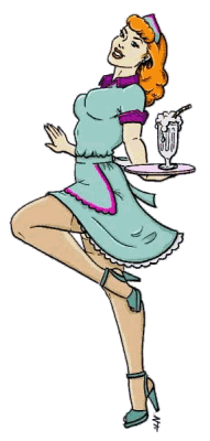  waitresses images gifs. Waitress clipart animated