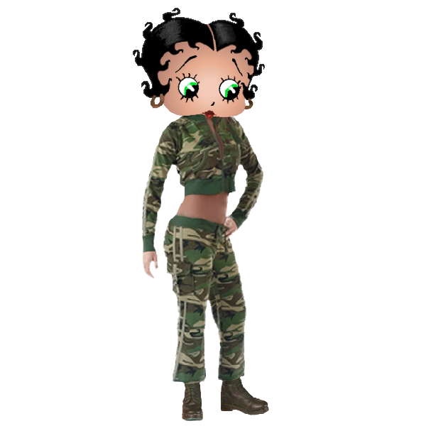 Waitress clipart betty boop. All american girl clip