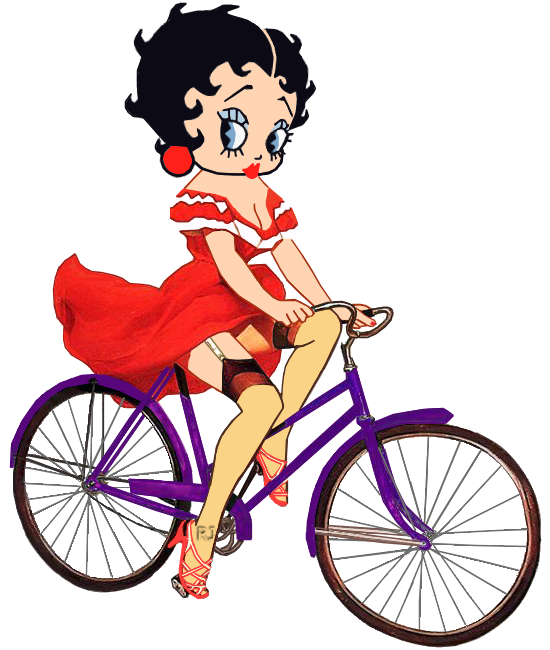 Riding bike memories pinterest. Waitress clipart betty boop