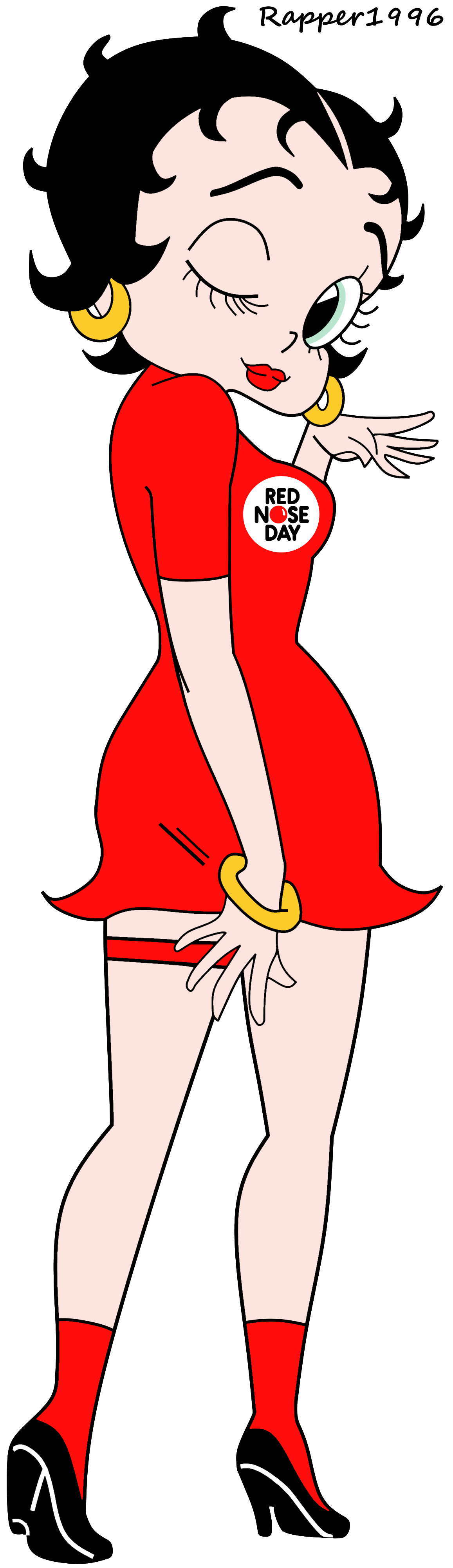 Waitress clipart betty boop. Anime comic relief render