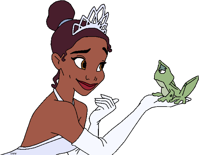 Waitress clipart hand. The princess and frog