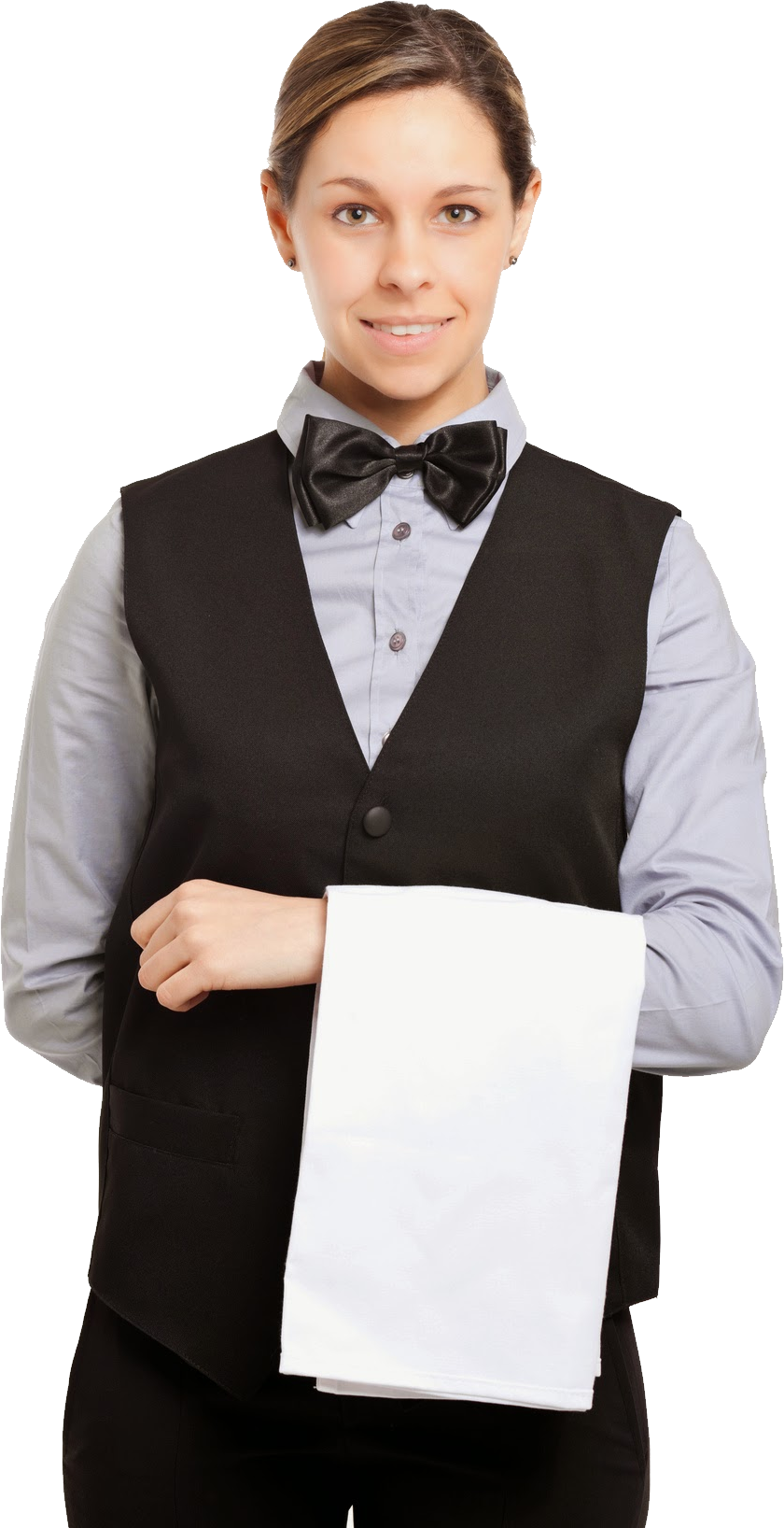 Waitress clipart male waiter. Png image purepng free