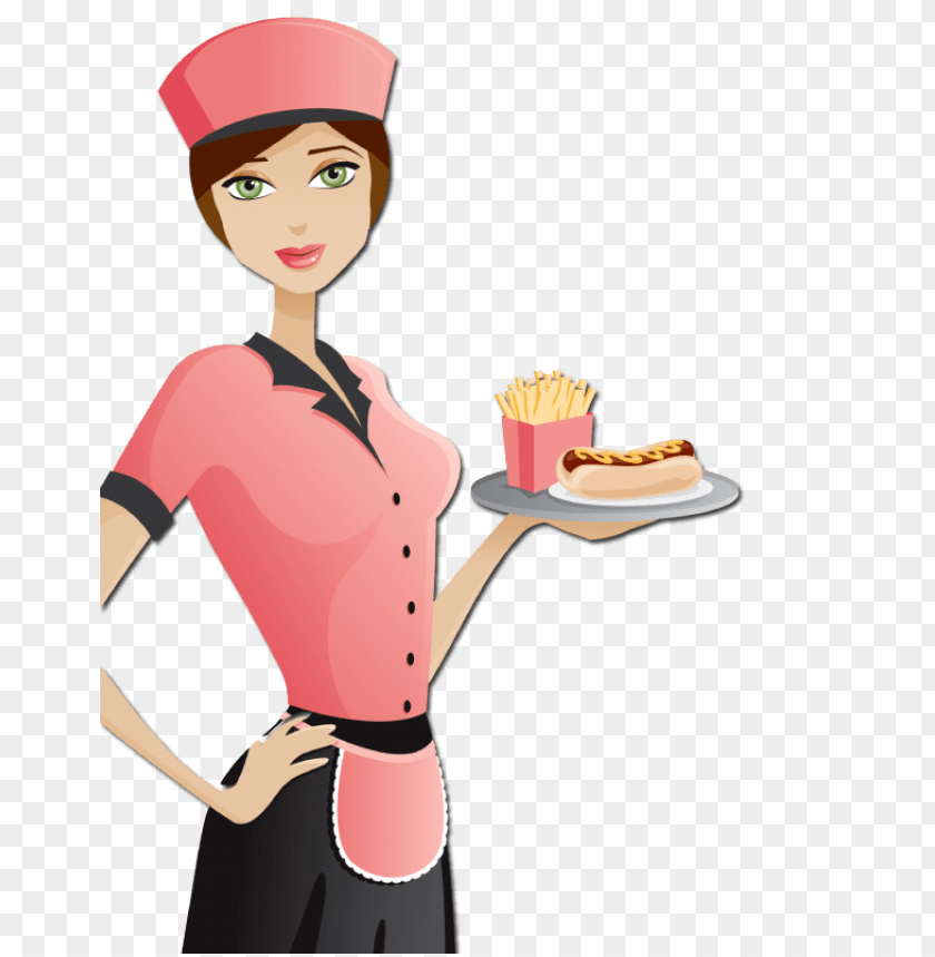 Download png photo toppng. Waitress clipart transparent