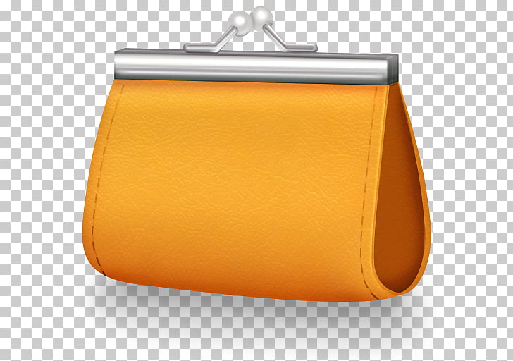 Wallet clipart coin pouch. Handbag purse orange women