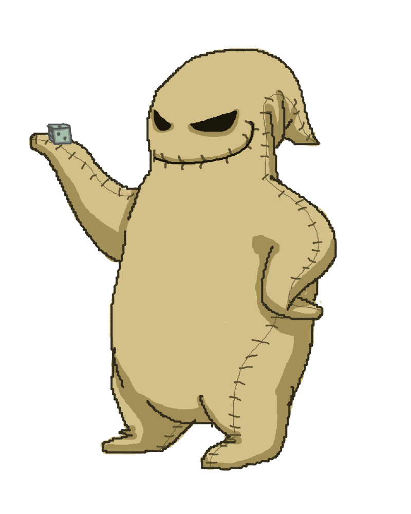 Oogie boogie muro by. Walrus clipart drawing