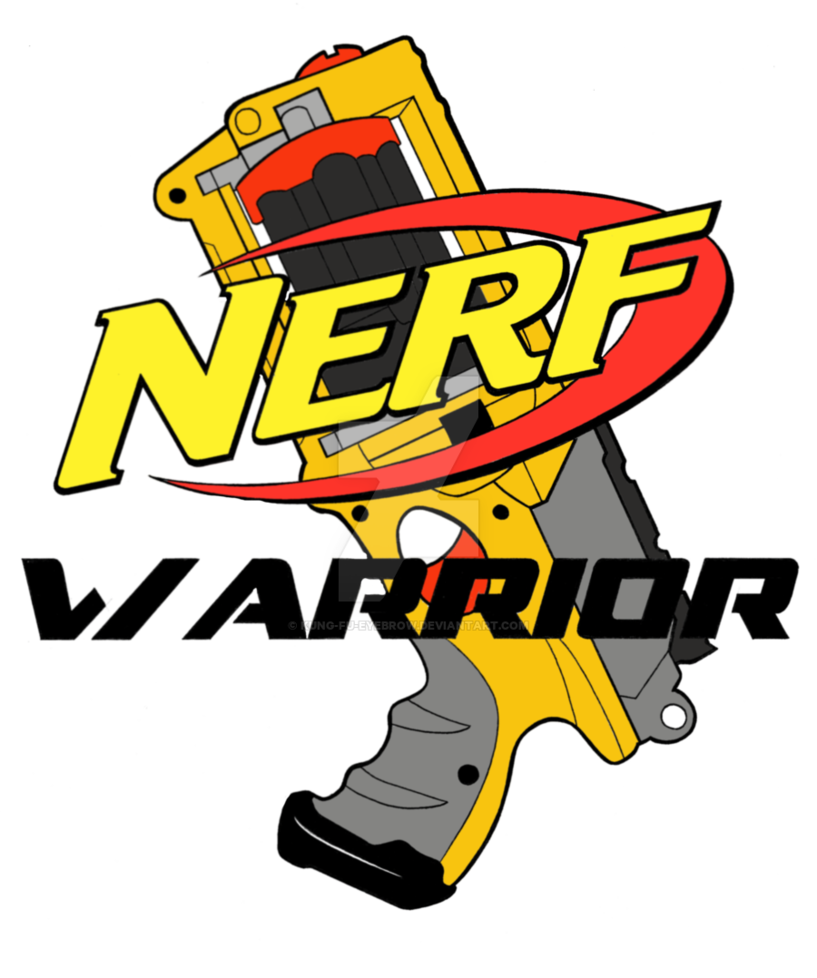 Nerf by kung fu. Warrior clipart logo
