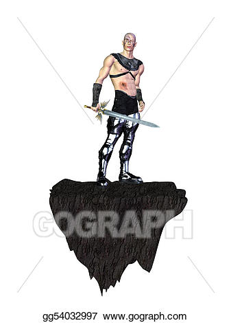 Warrior clipart male. Stock illustration drawing 