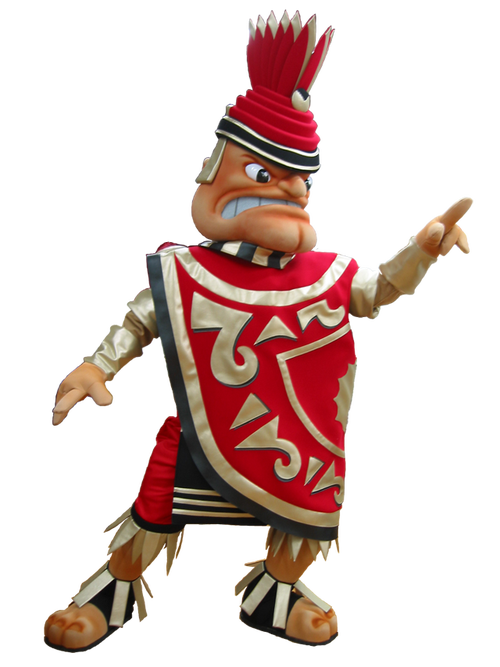 Maydwell mascots one of. Warrior clipart mascot