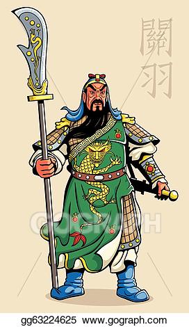 Warrior clipart warrior chinese. Vector art drawing gg