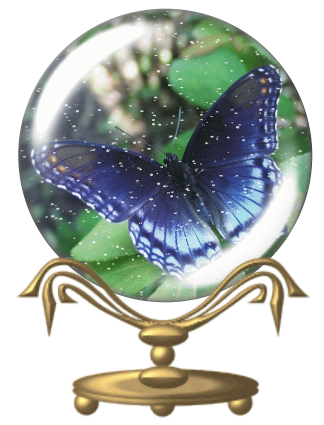 Water clipart animation. Butterfly snow globe gif