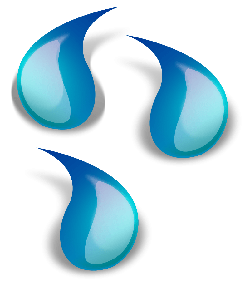 Swirly cliparts zone. Water clipart vector
