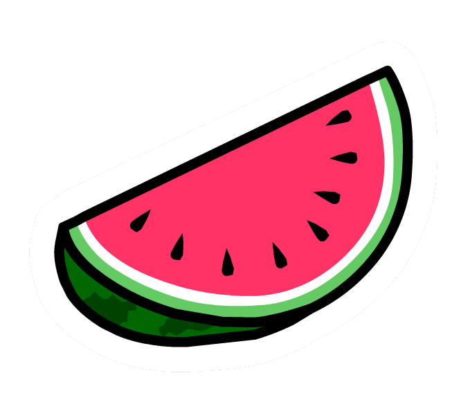 Image pin icon png. Watermelon clipart broken