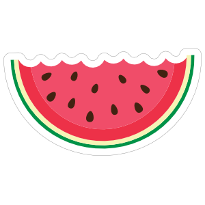 Watermelon clipart half eaten. Slice 