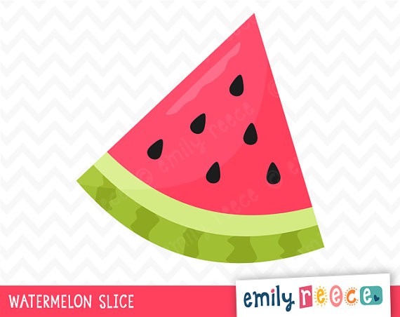 Watermelon clipart piece.  for slice
