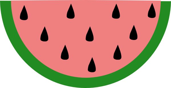 Watermelon clipart piece. Collection of slice free