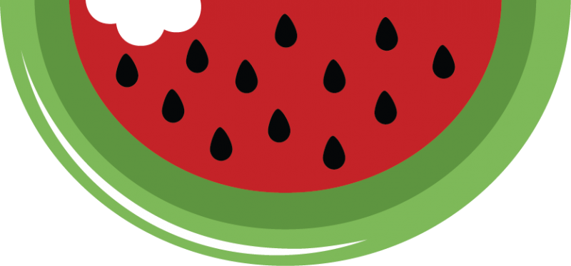 Watermelon clipart printable. Party free kit 