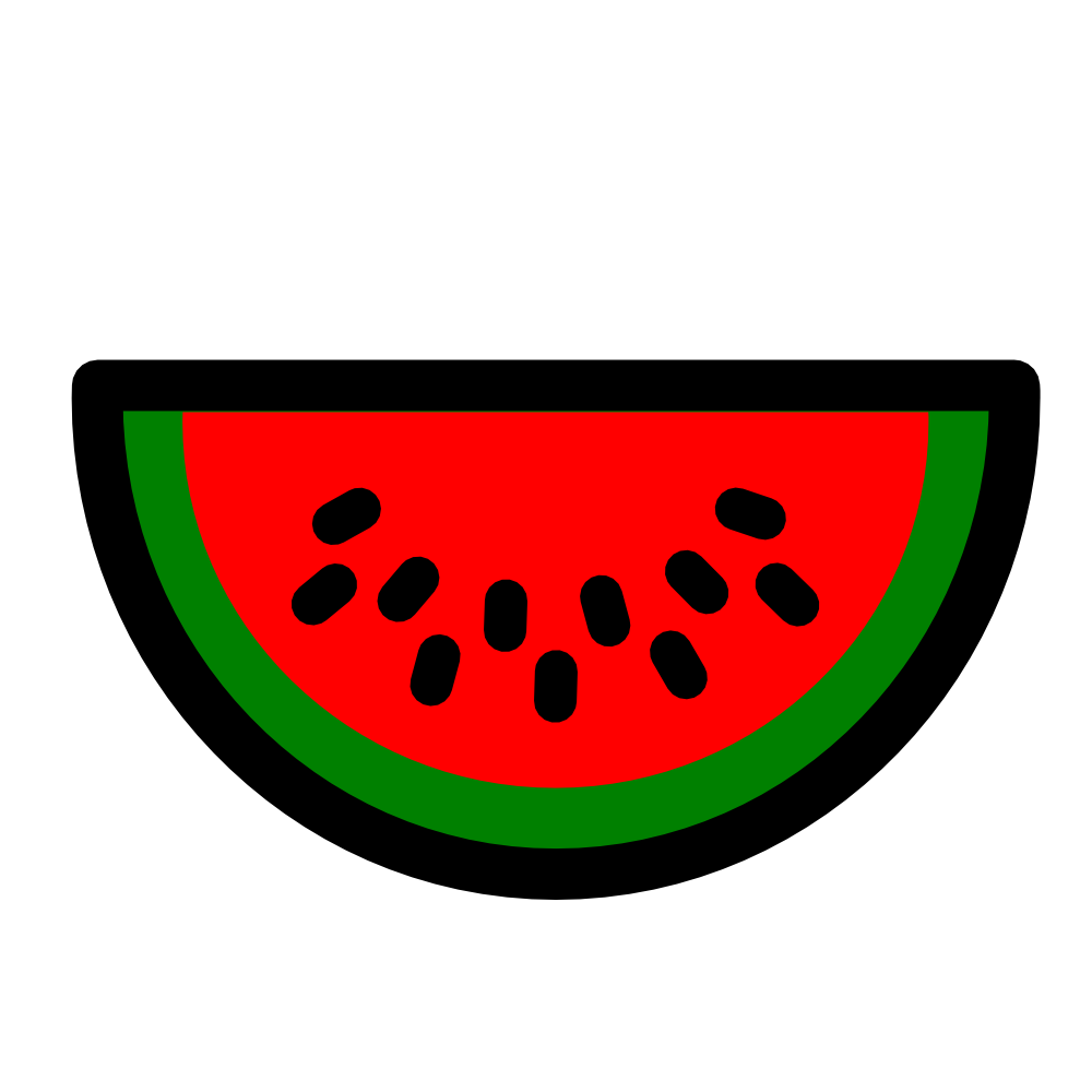 Onlinelabels clip art icon. Watermelon clipart seller