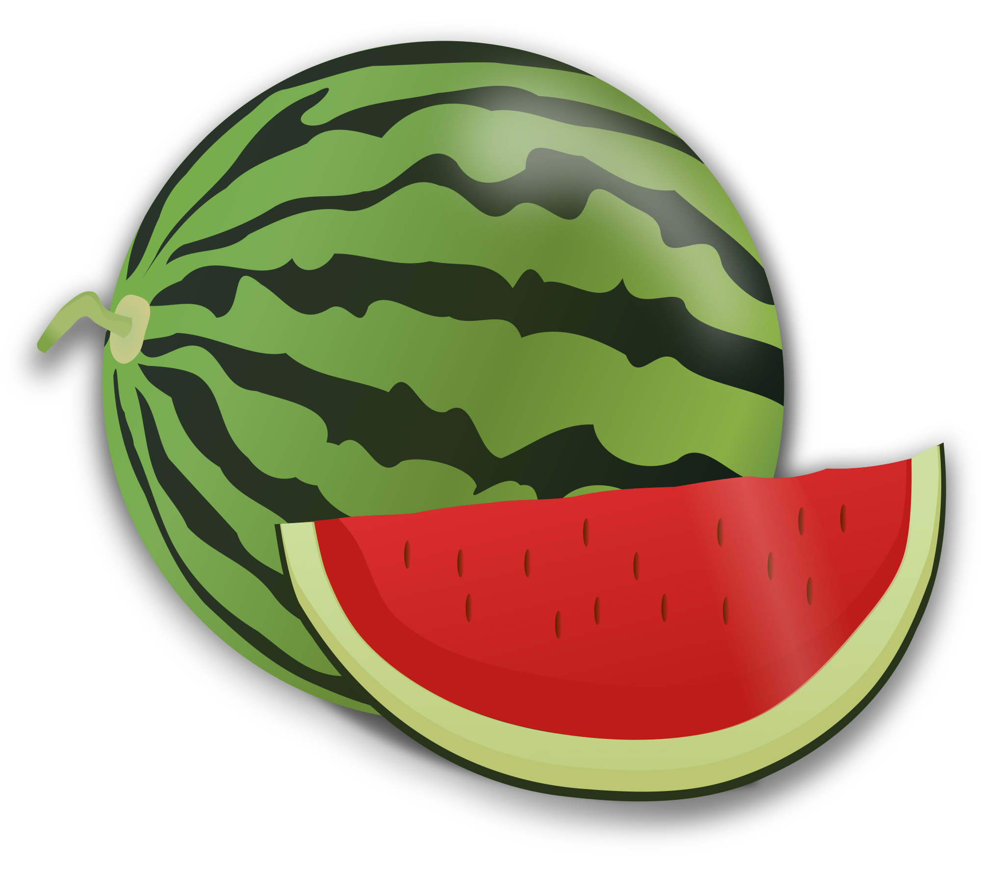 watermelon clipart svg