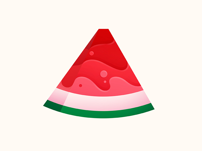 By yoga perdana on. Watermelon clipart triangle thing