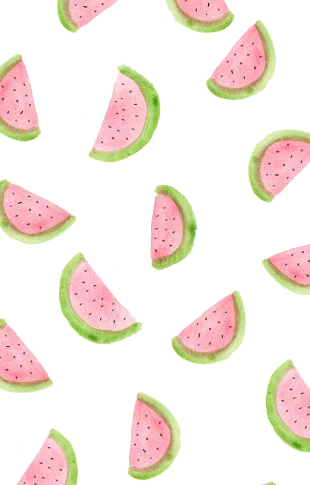 Watermelon clipart wallpaper. Iphone plus hand painted