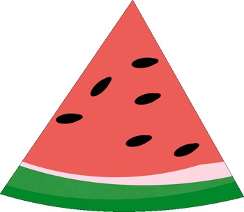 Watermelon clipart. Clip art by miss