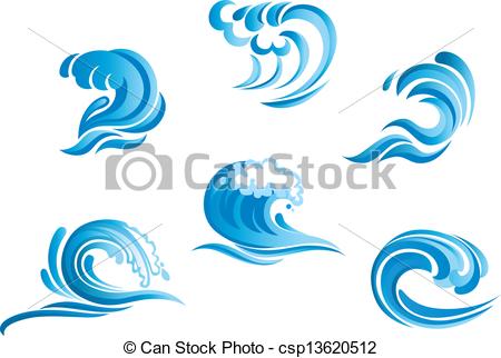 Waves clipart curl. Crashing free download best