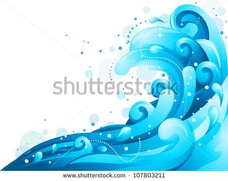 Vector ocean cartoon free. Waves clipart river wave