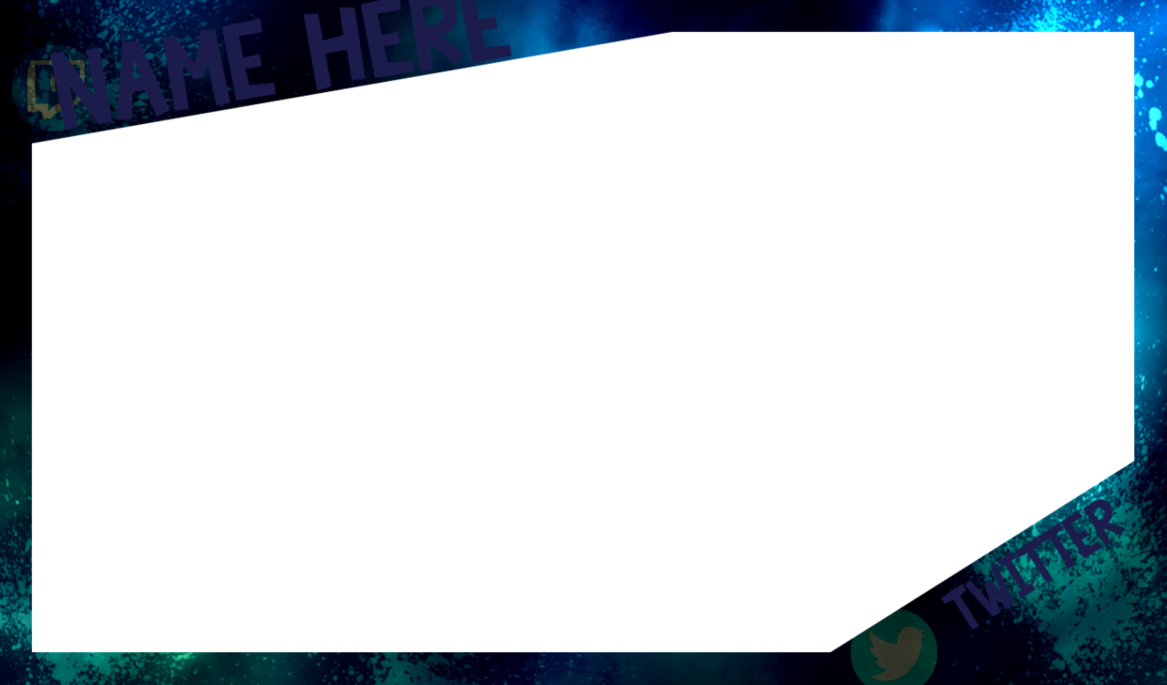 Borders simple twitch by. Webcam border png