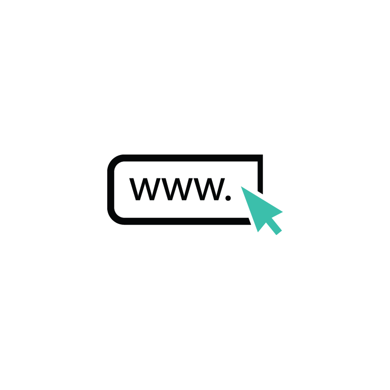 Website clipart url. Click browser network w
