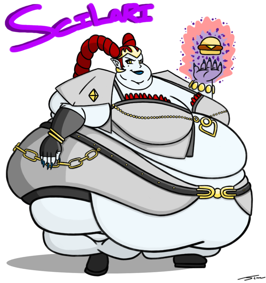 Commission demoness of the. Weight clipart broken scale