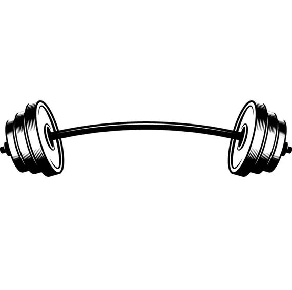 Bar weightlifting bodybuilding fitness. Weight clipart curved barbell