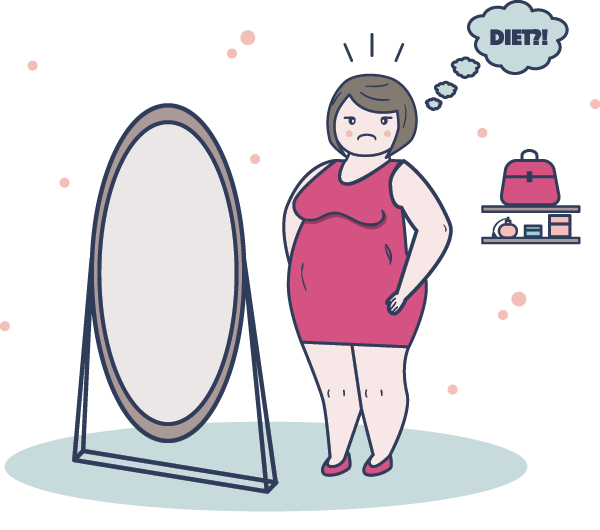 Weight clipart fit person. Loss or fat how