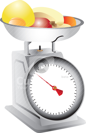 Weighing . Weight clipart food