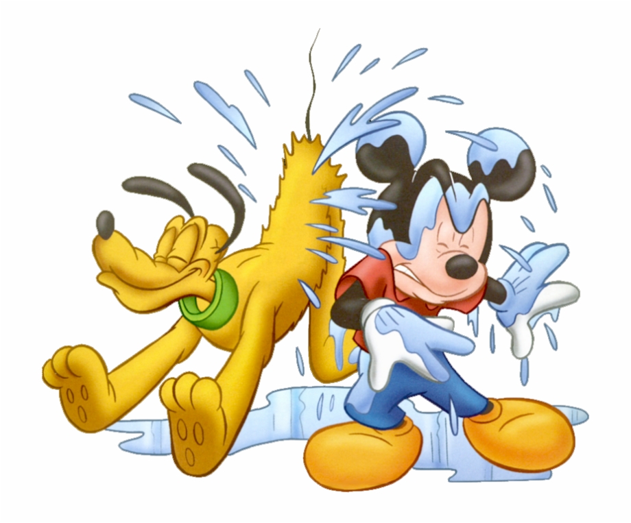 Mickey pluto transparent png. Wet clipart wet dog