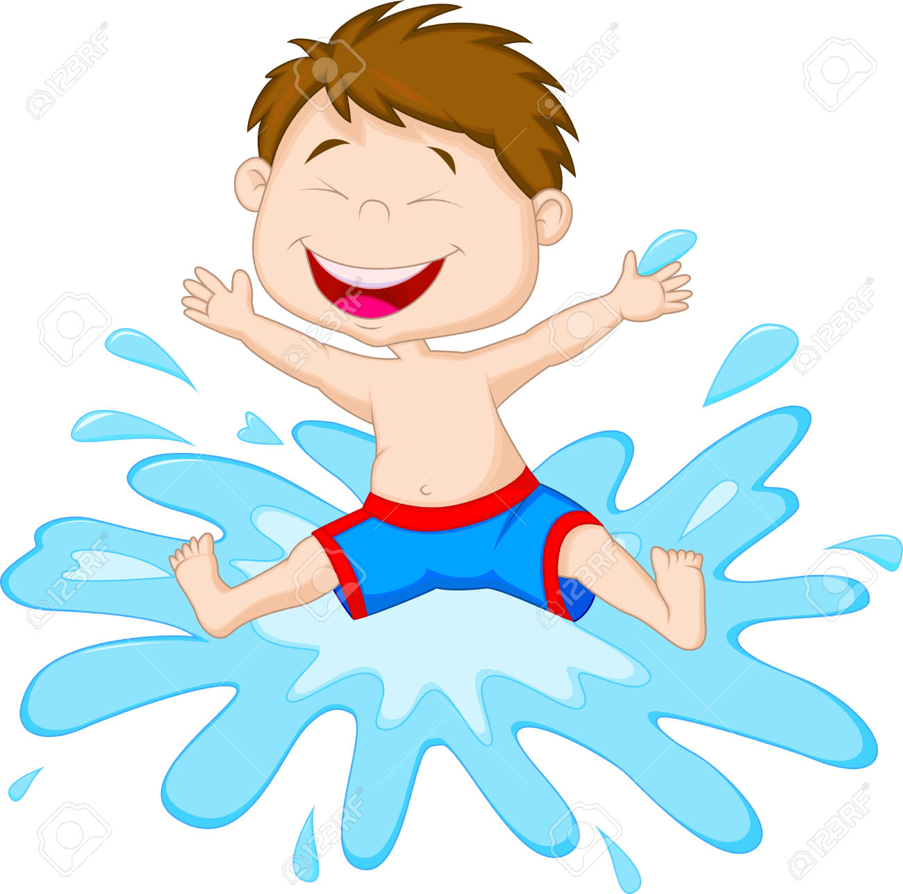 Wet clipart wet kid. Collection of free download