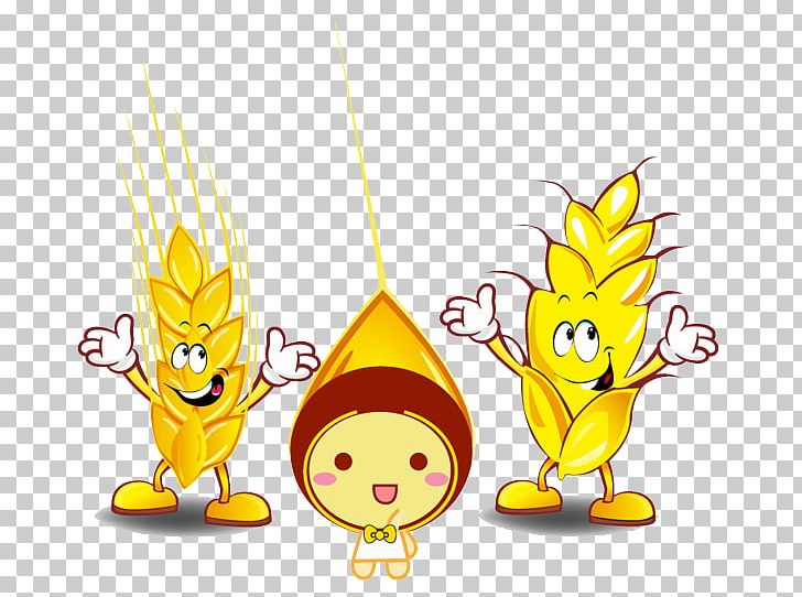 Cartoon illustration png art. Wheat clipart animated