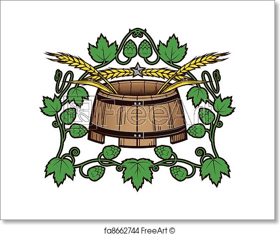 wheat clipart crest