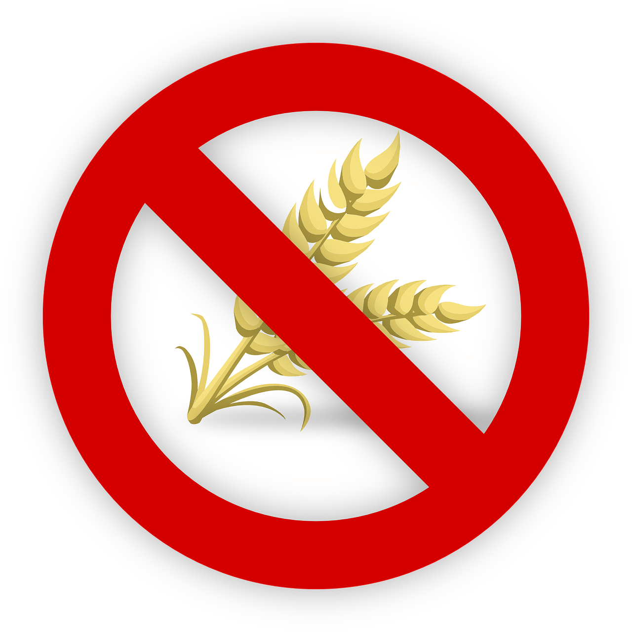 Psychological impact of celiac. Wheat clipart gluten