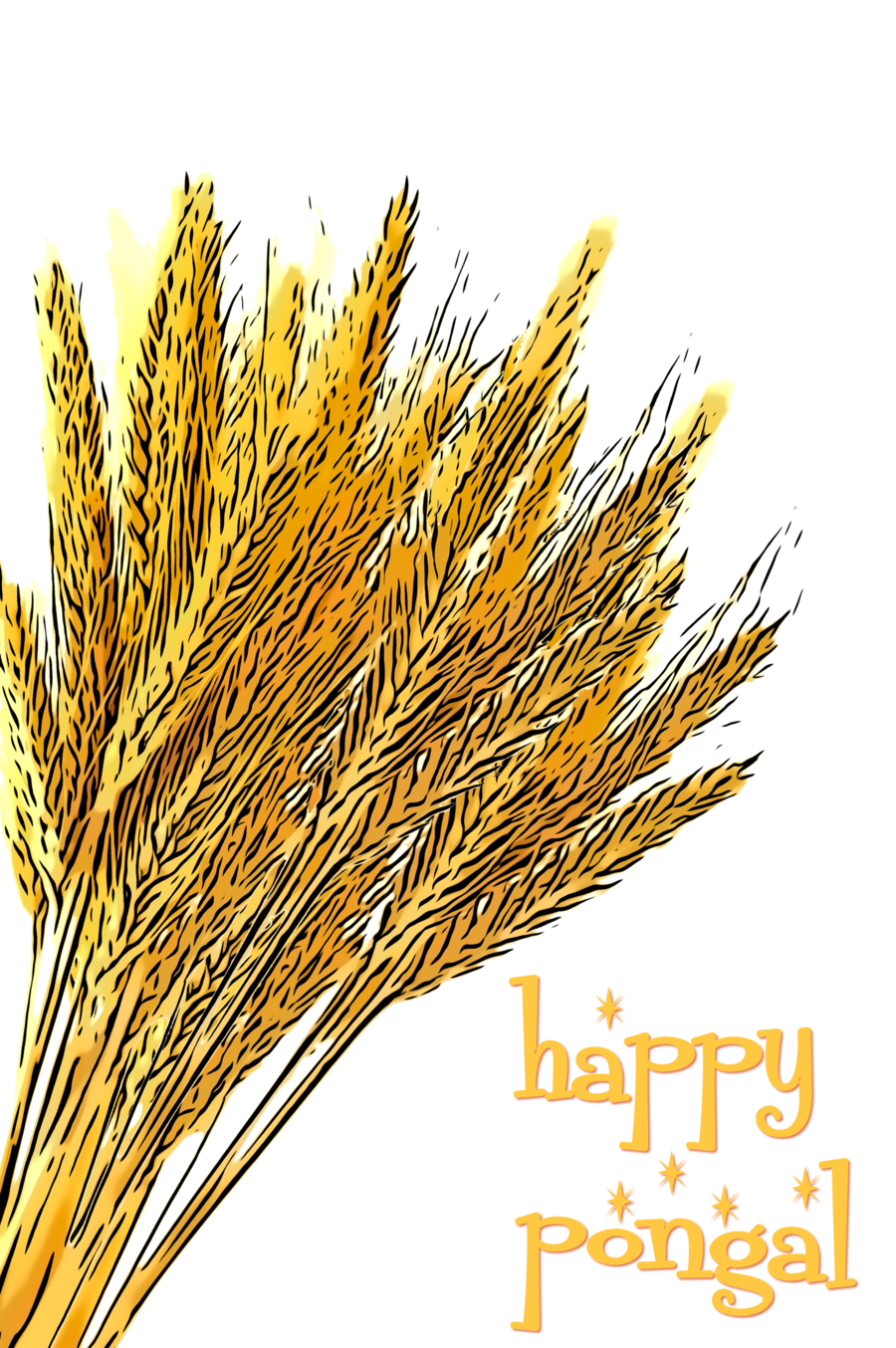 Wheat clipart happy. Family cartoon grass 