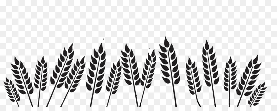 Wheat clipart wheat field. Png black and white