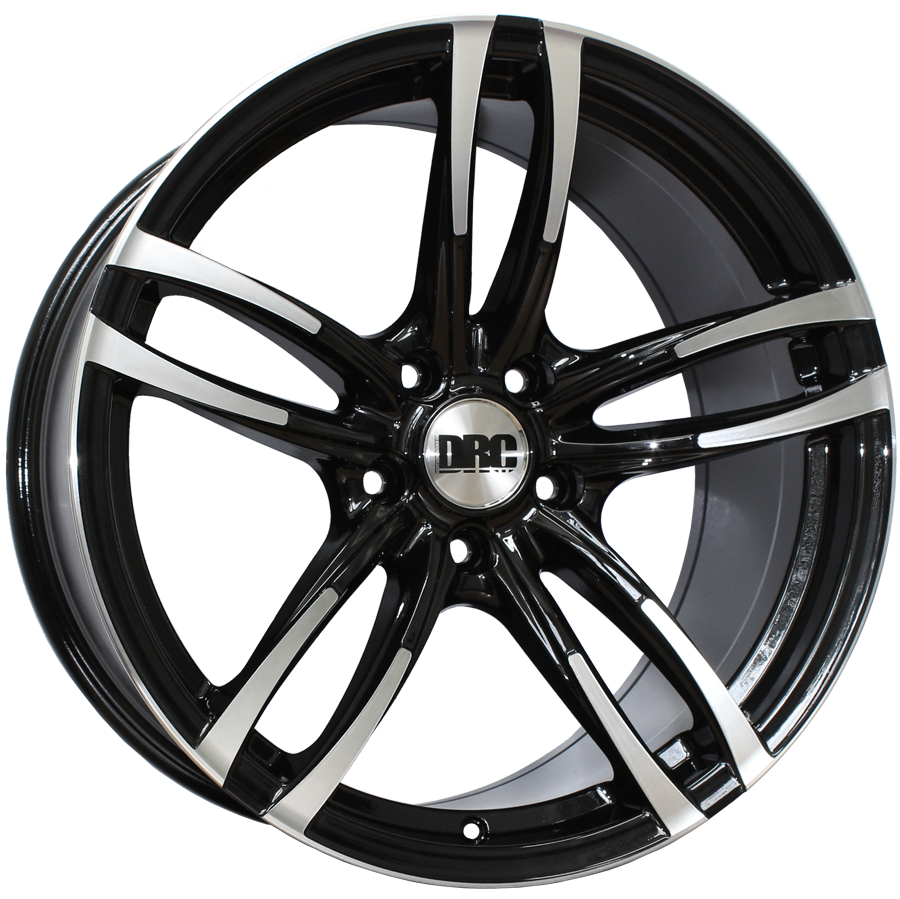 Drc dmf black polished. Wheel clipart alloy wheel