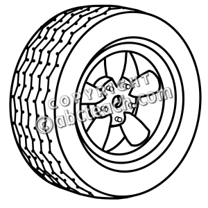Wheel clipart outline. Wheels free download best