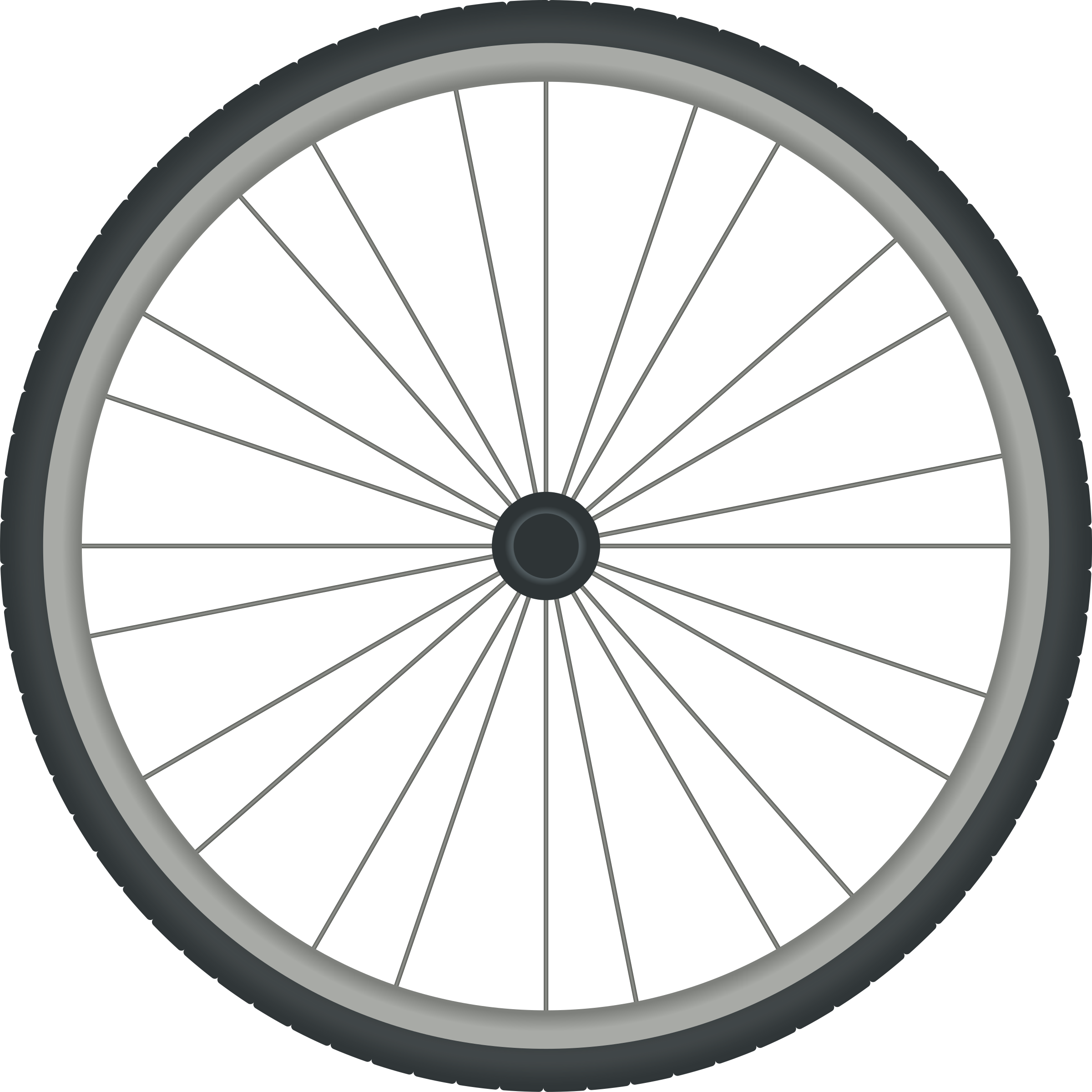 wheel clipart simple