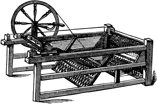 Wheel clipart spinning jenny. The etc 